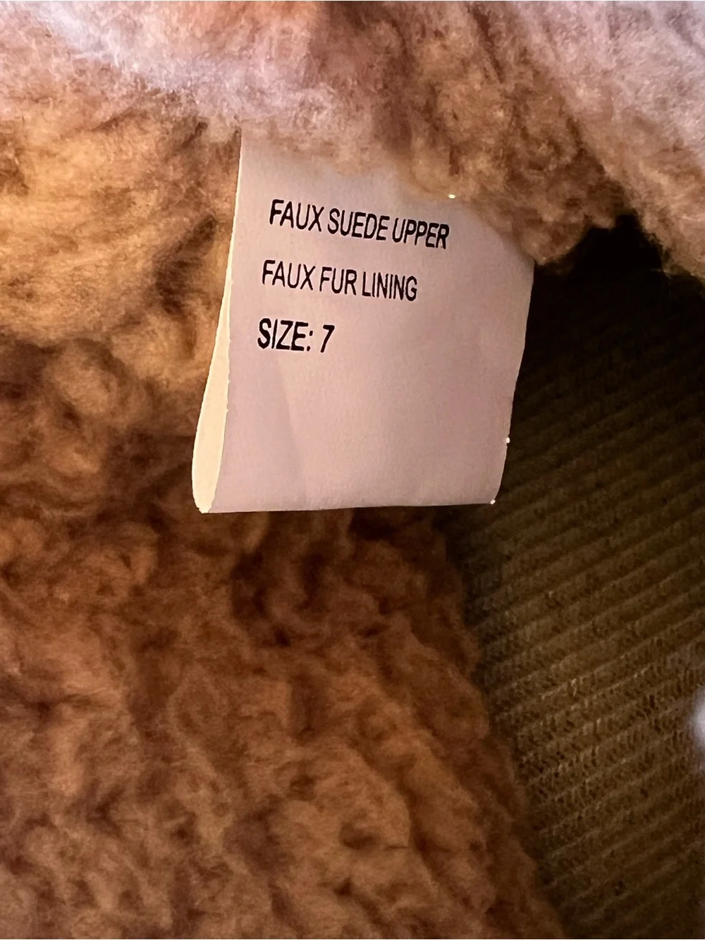 MUK LUKS Laurel Pull On Sherpa Winter Boots, Stone/Fairy Dust SIZE 7